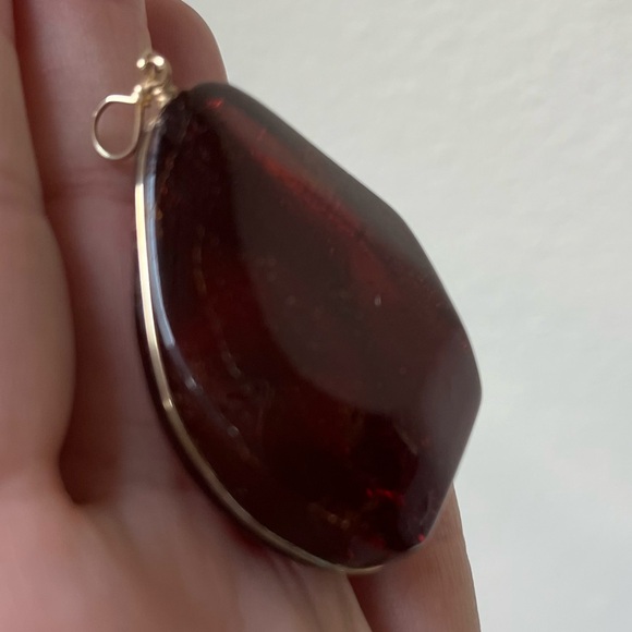 AMBER 🧡 Drop Style Pendant - Picture 8 of 15